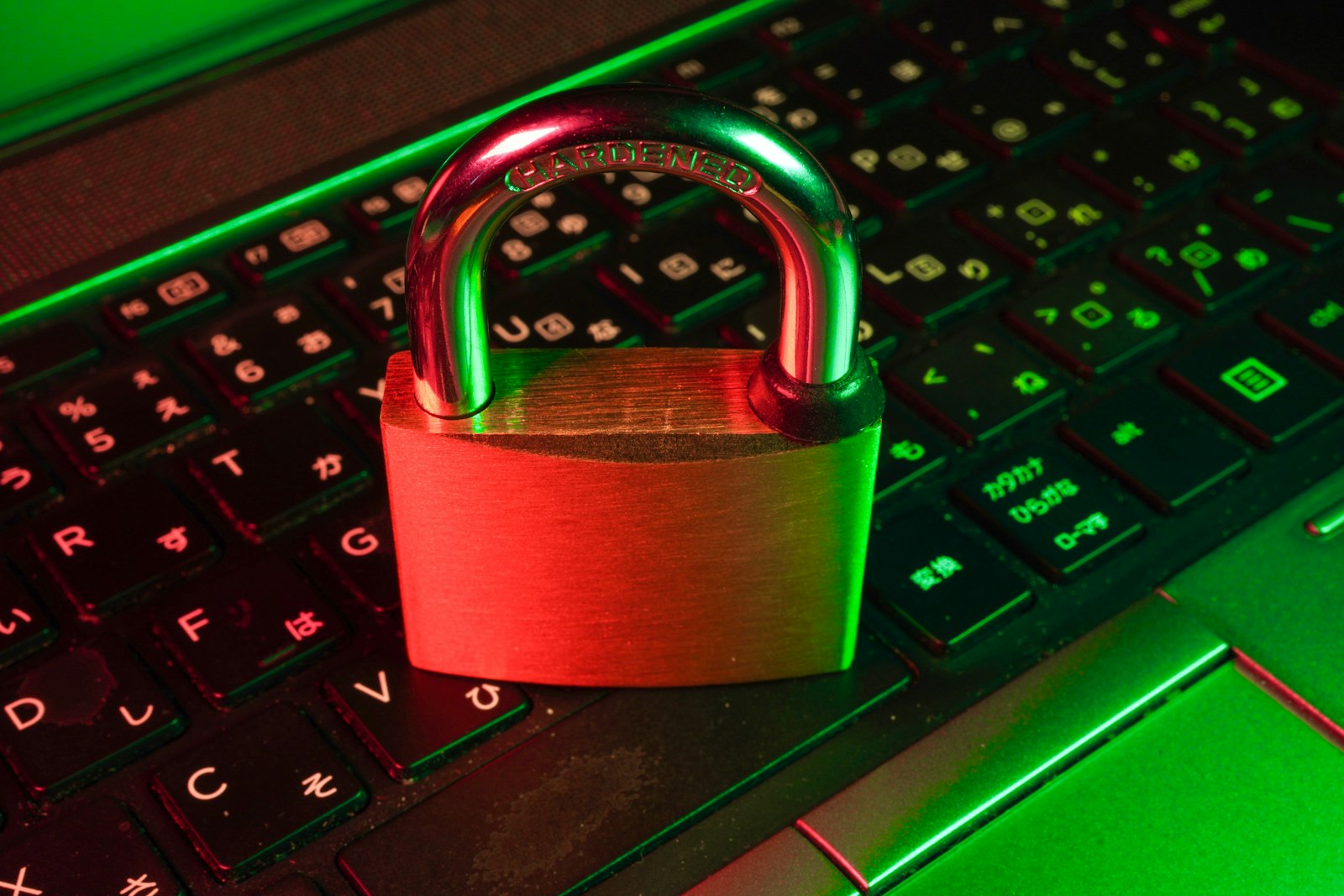 Best password manager for freelancers and agencies shown as a padlock on a laptop keyboard