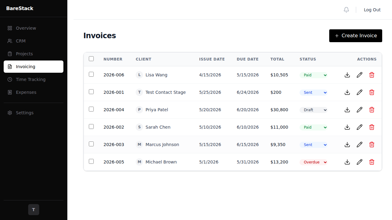 INVOICING